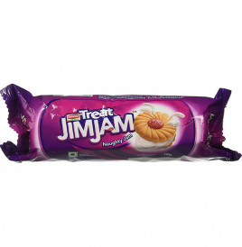 Britannia Treat JimJam Naughty Jam Flavoured Sandwich Biscuits  Pack  100 grams